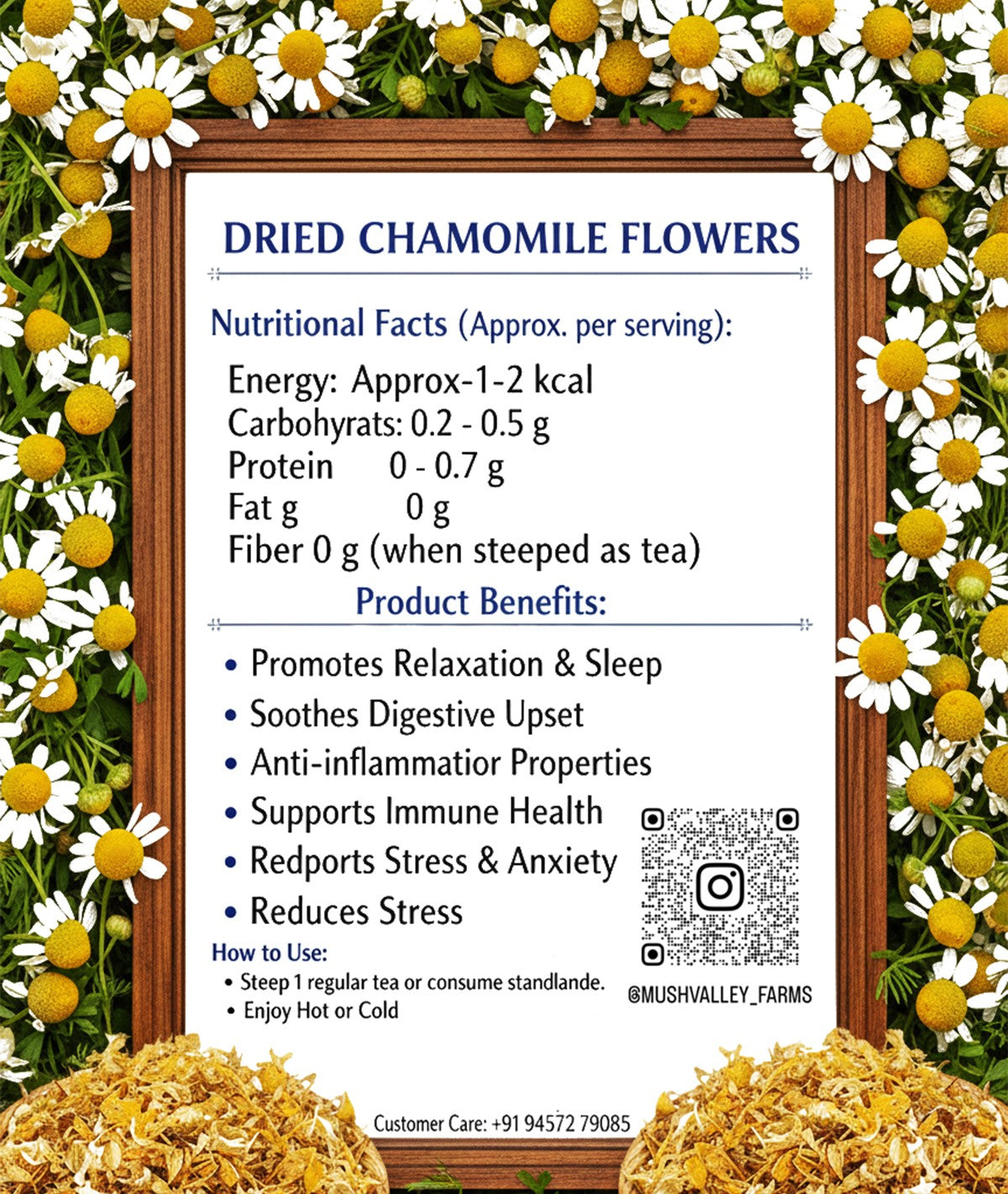Chamomile Flowers powder