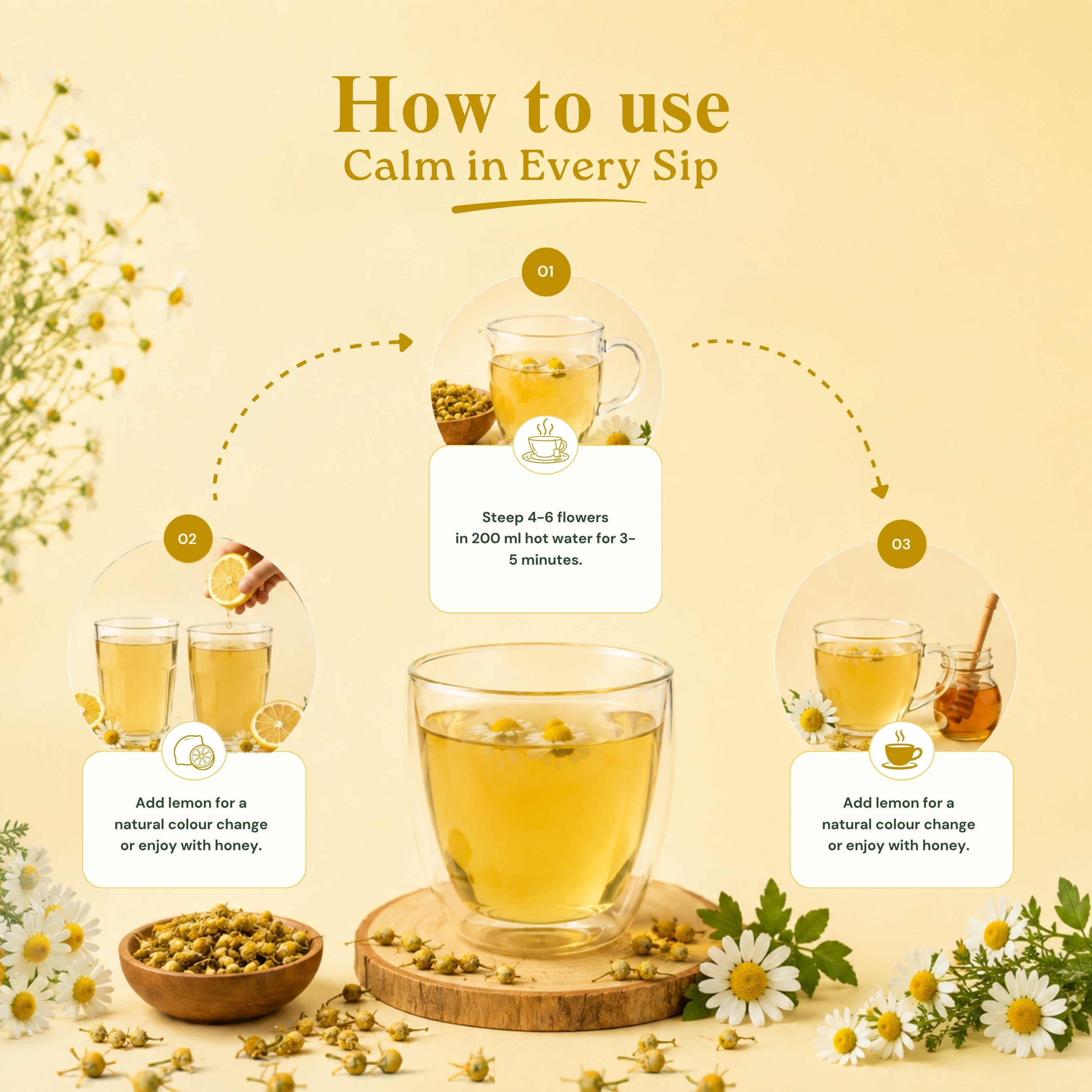 Chamomile Flowers powder