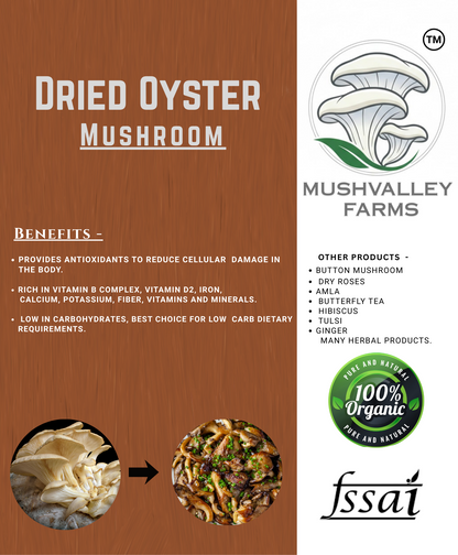 Dried Oyster Mushroom