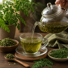 Brew as herbal tea.
