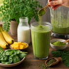 Blend into smoothies.