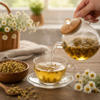 Brew as herbal tea.