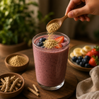 Blend into smoothies.
