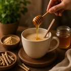 Mix with honey.